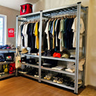 Boltless Clothes Rack, Connected Rack Row, 4 Tiers - SIM WIN LIANG Singapore