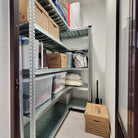 Boltless L-Shape Rack 5 Tiers for HDB Bomb Shelter and Storeroom - SIM WIN LIANG Singapore