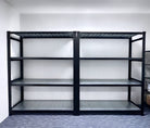 Boltless Storage Rack, Black 4 Tiers for Home, Office, Storeroom and Warehouse - SIM WIN LIANG Singapore
