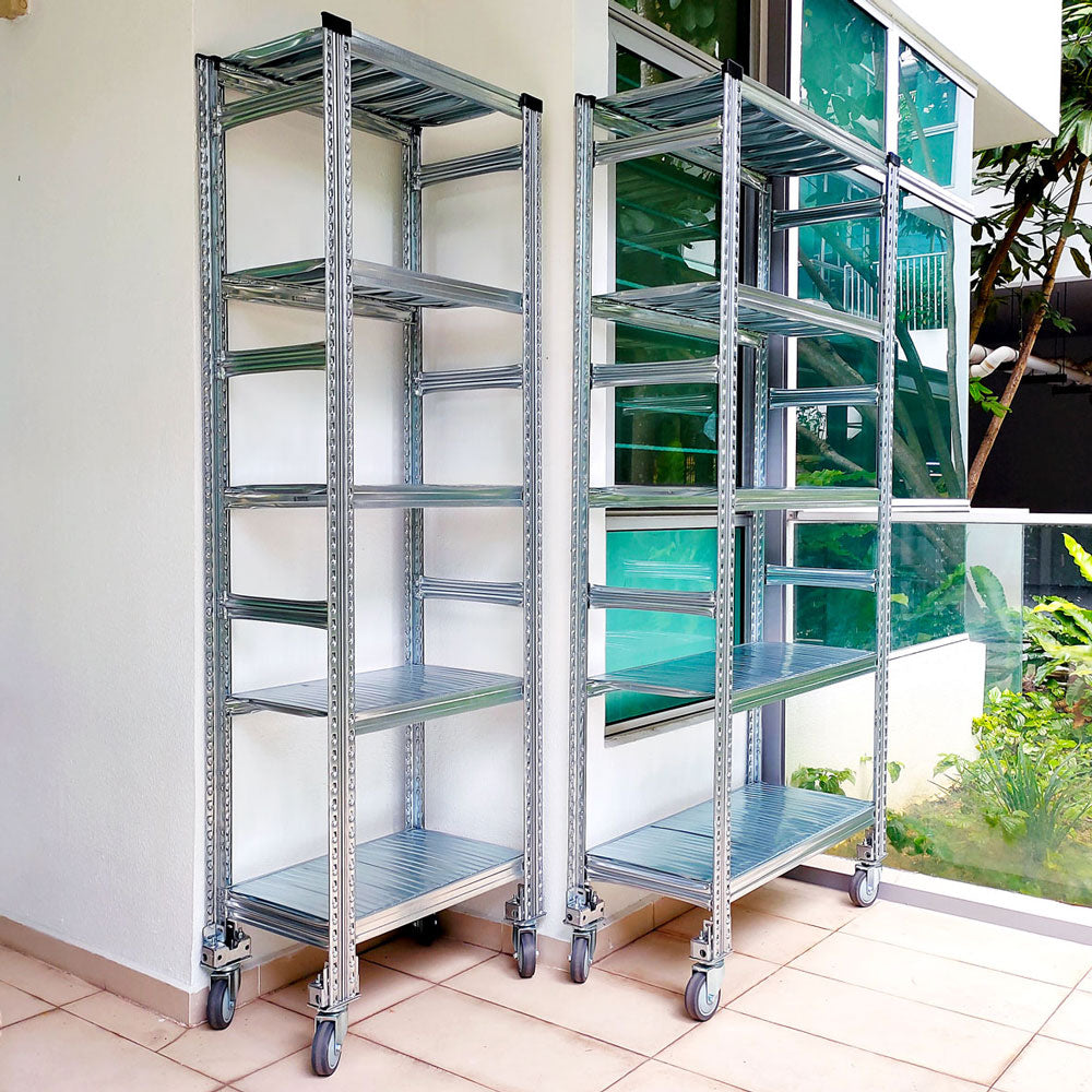Boltless Storage Rack with Castor Wheels | SIM WIN LIANG Singapore