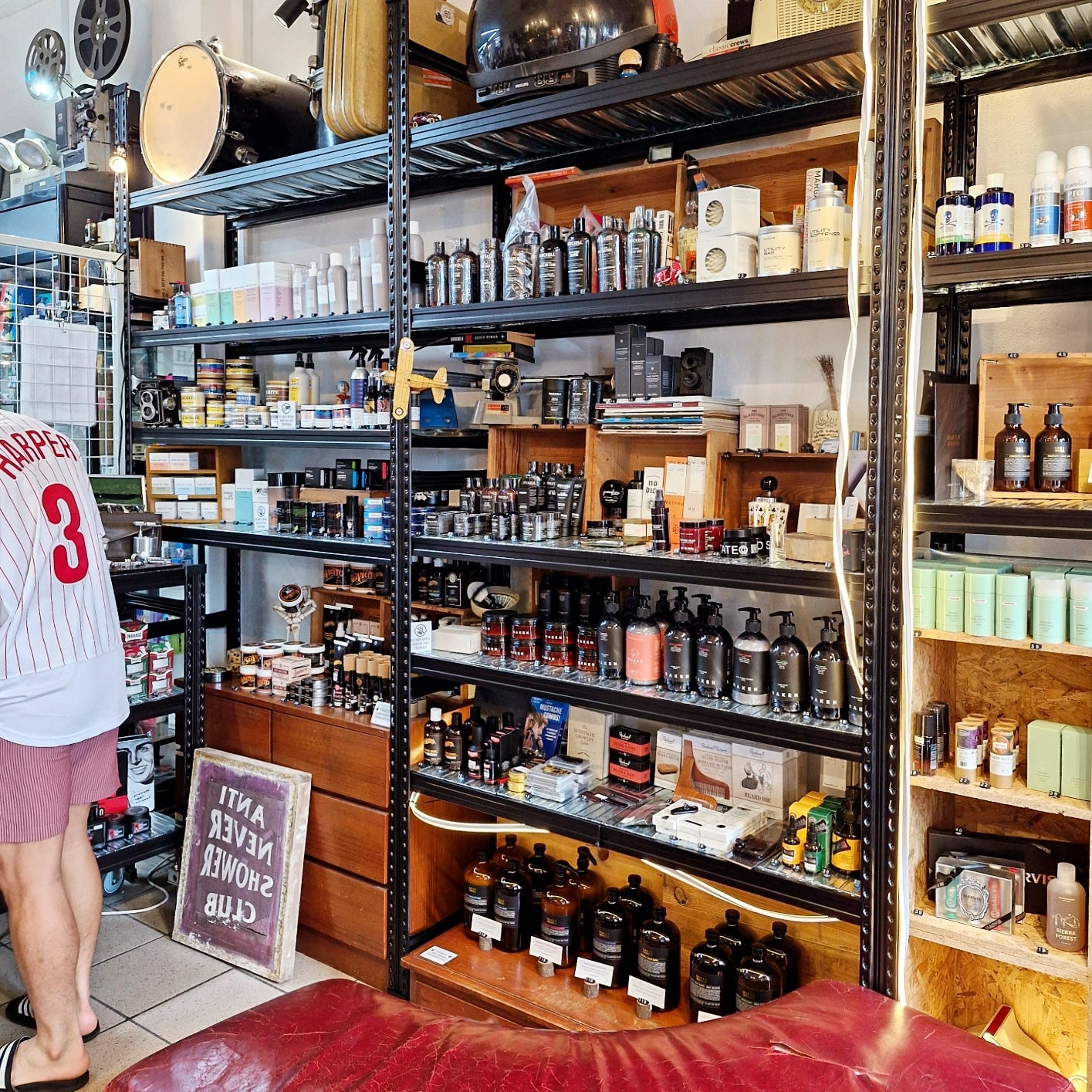Black Boltless Storage Racks, Connected Rack Rows for Retail Display and Storage - SIM WIN LIANG Singapore