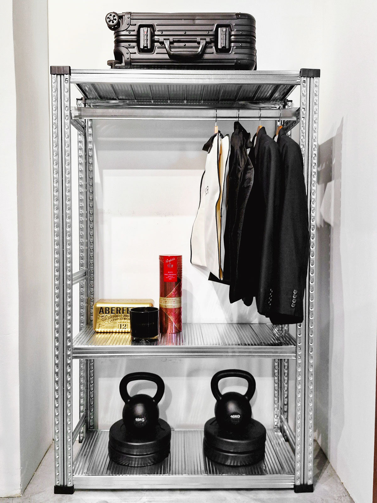 Boltless Clothes Rack Lite for Popup Retail Display - SIM WIN LIANG Singapore
