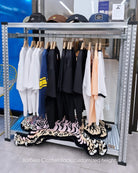 Boltless Display Clothes Rack, Silver for Popup Store - SIM WIN LIANG Singapore