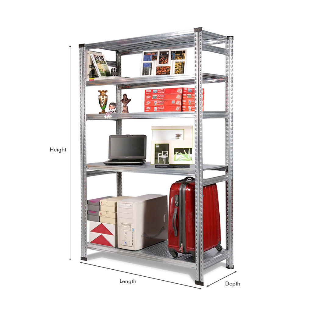 Boltless Storage Rack Silver for Singapore Storeroom, Bomb Shelter and Warehouse - SIM WIN LIANG