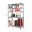 Boltless Storage Rack Silver for Singapore Storeroom, Bomb Shelter and Warehouse - SIM WIN LIANG