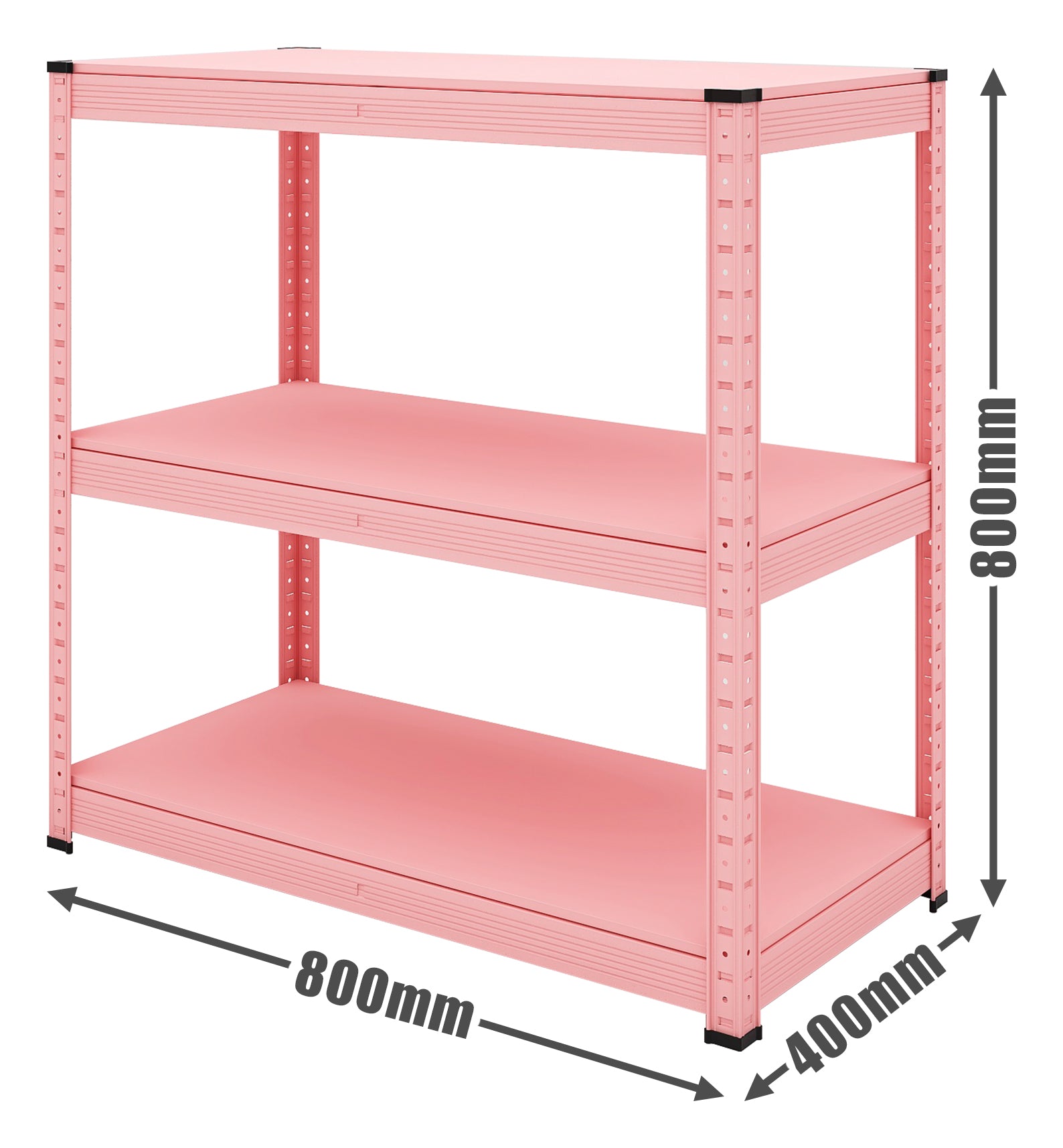 Boltless Console Modular Low Shelving Pink - SIM WIN LIANG Singapore