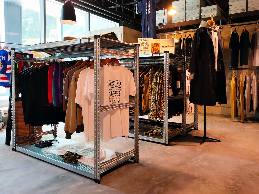 Boltless Clothes Rack, Industrial Style Retail Concept | SIM WIN LIANG Singapore