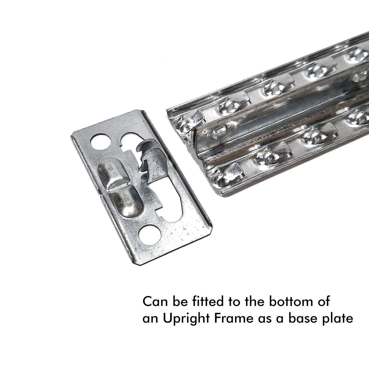Silver Boltless Rack Metal Base Plate as bottom base plate - SIM WIN LIANG Singapore