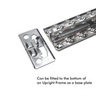 Silver Boltless Rack Metal Base Plate as bottom base plate - SIM WIN LIANG Singapore