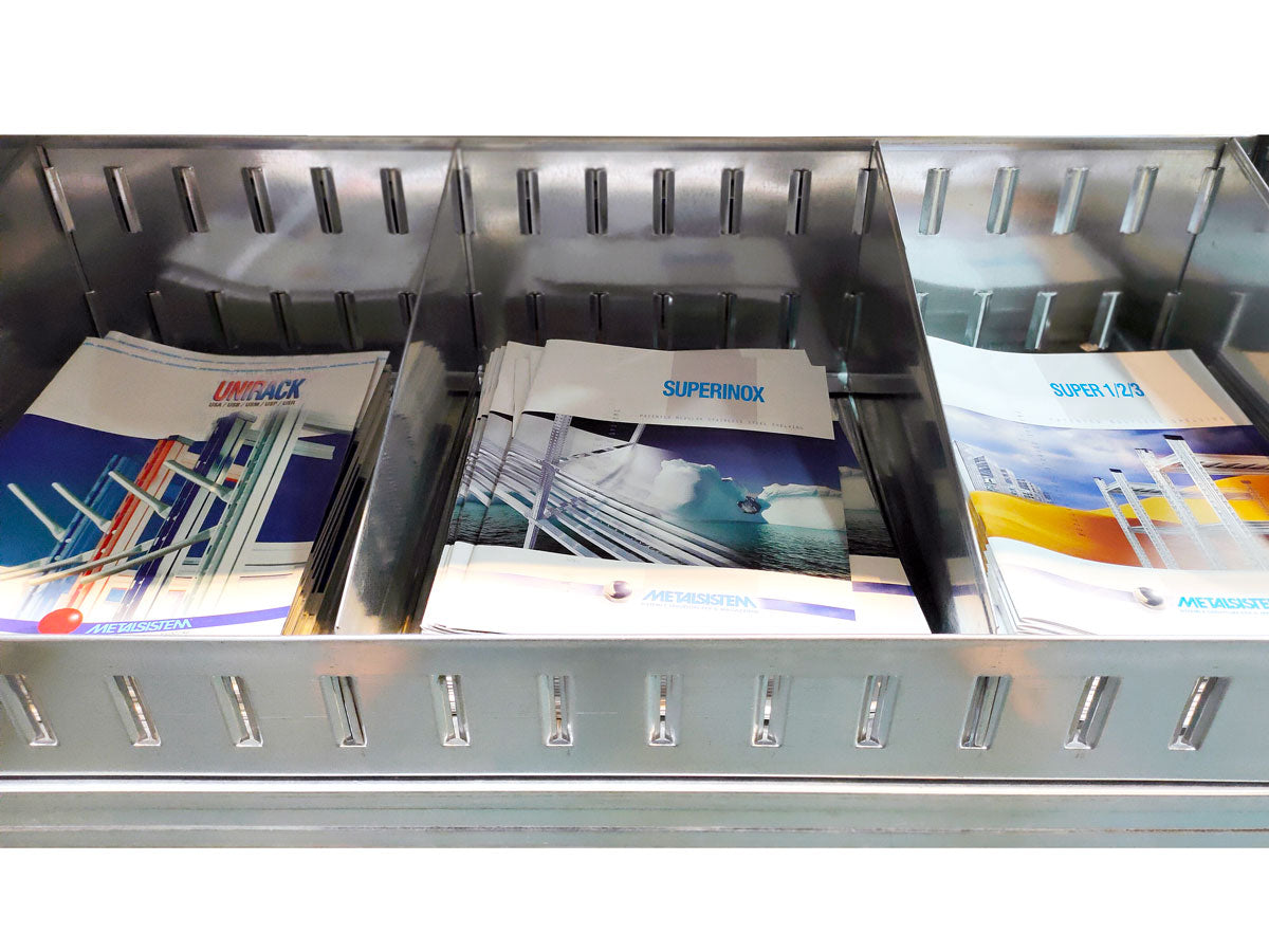 Boltless Shelf Tray with Inner Dividers | Boltless Rack Accessories | SIM WIN LIANG Singapore