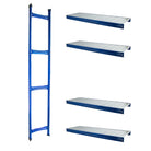 Boltless Rack Extension | 4 Shelf Levels | Blue | SIM WIN LIANG Singapore