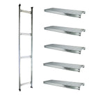 Boltless Rack Extension | 5 Shelf Levels | Silver | SIM WIN LIANG Singapore