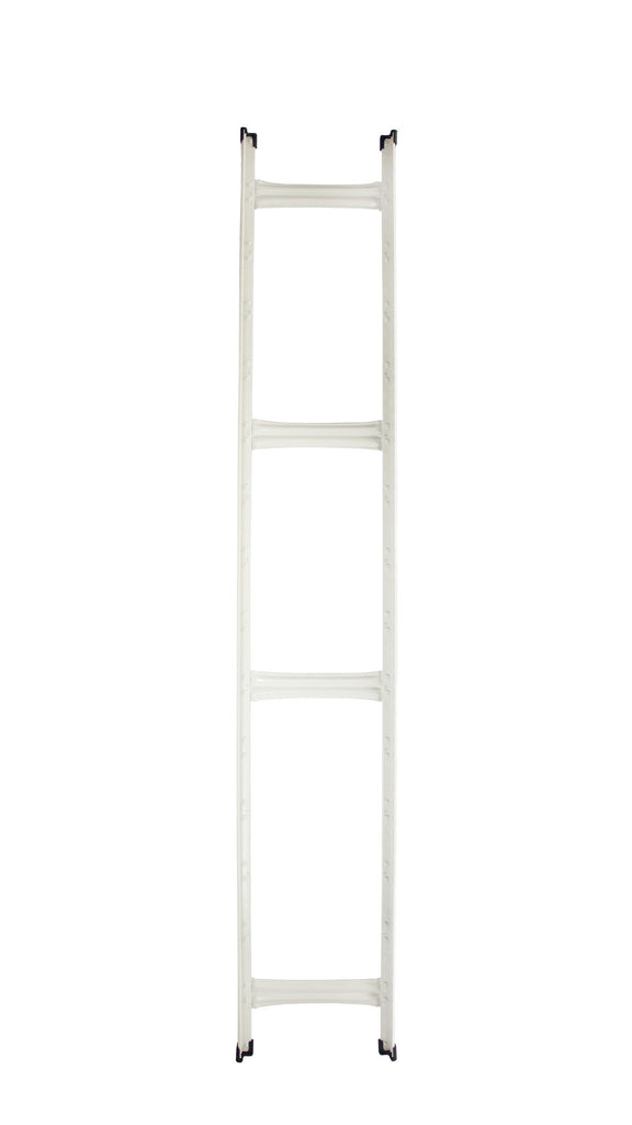 Boltless Rack Upright Frame | White | SIM WIN LIANG Singapore